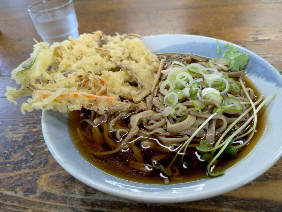 冷やし天ぷらそば