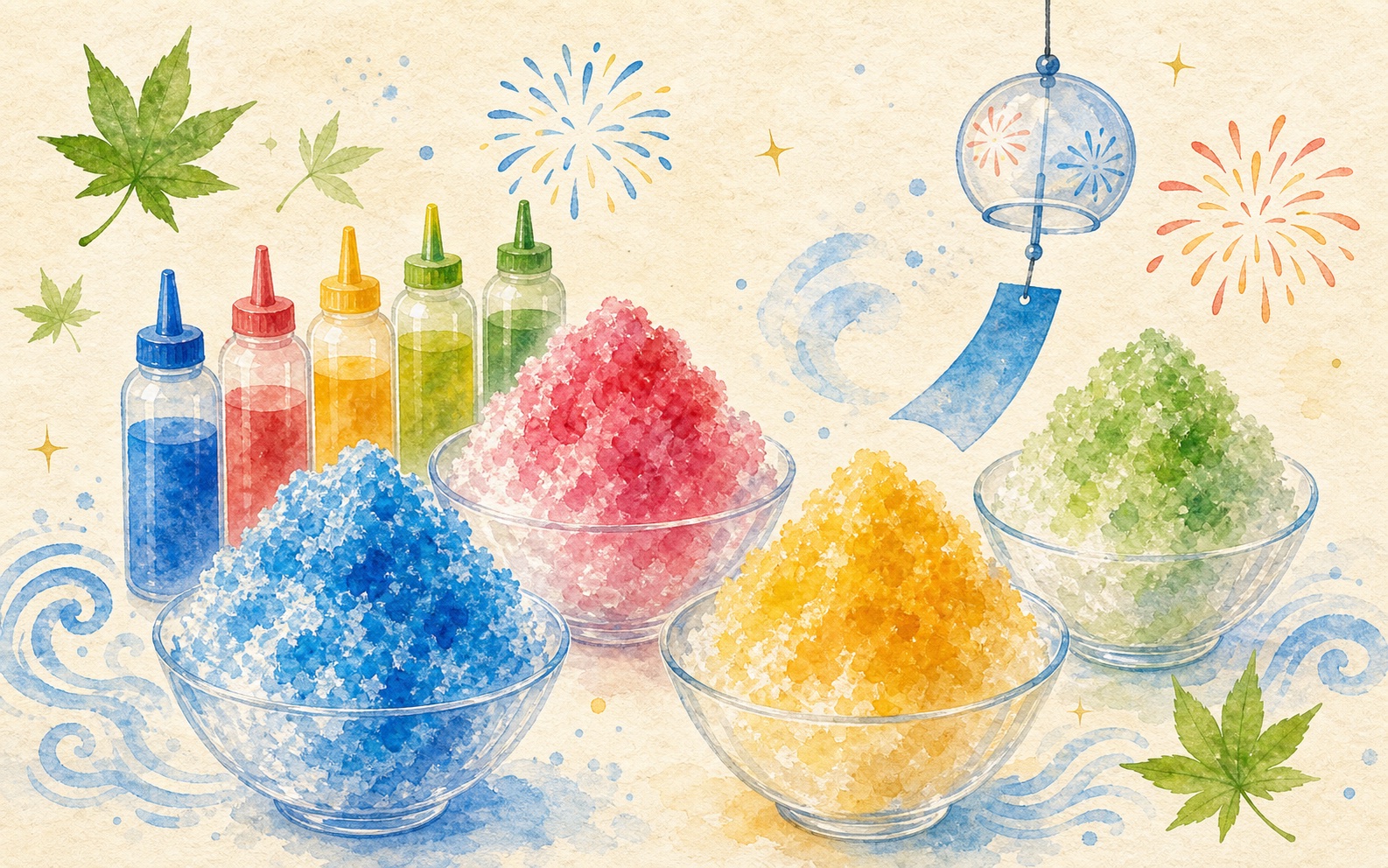 夏のかき氷祭りの企画イメージ