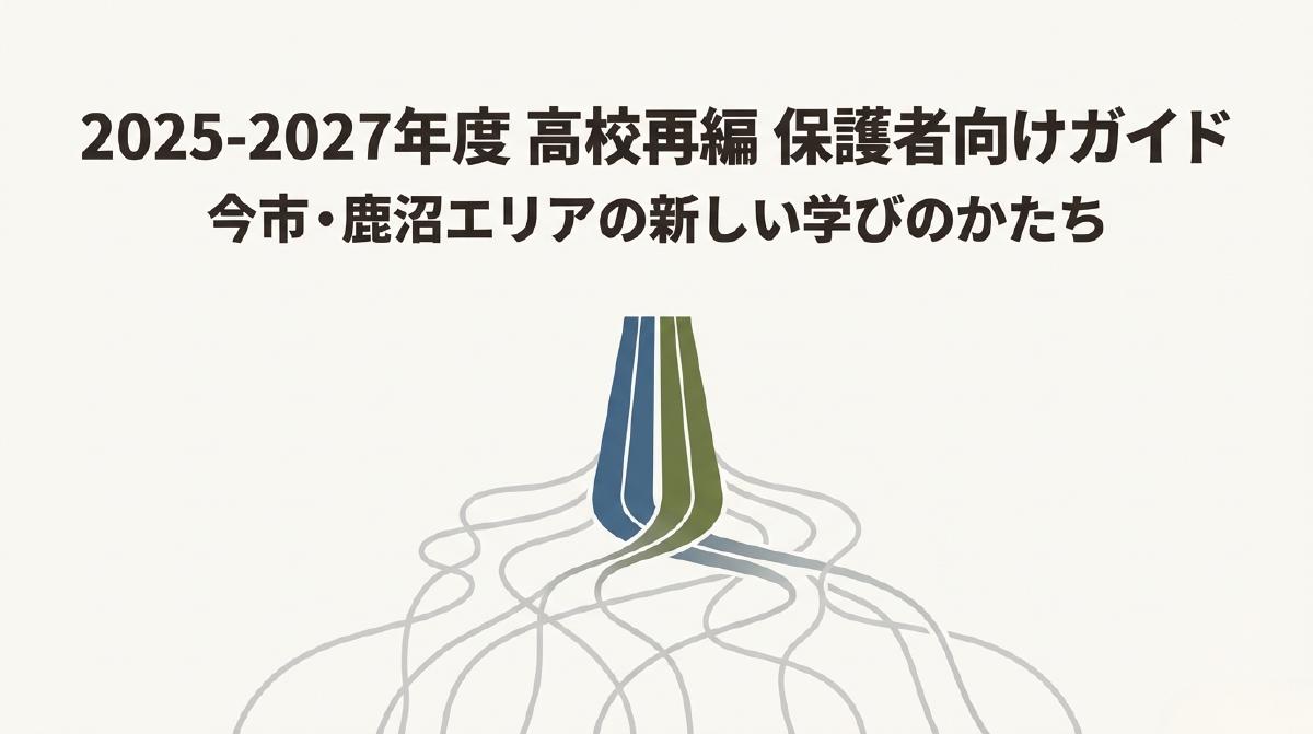 高校再編 保護者向けガイドの表紙